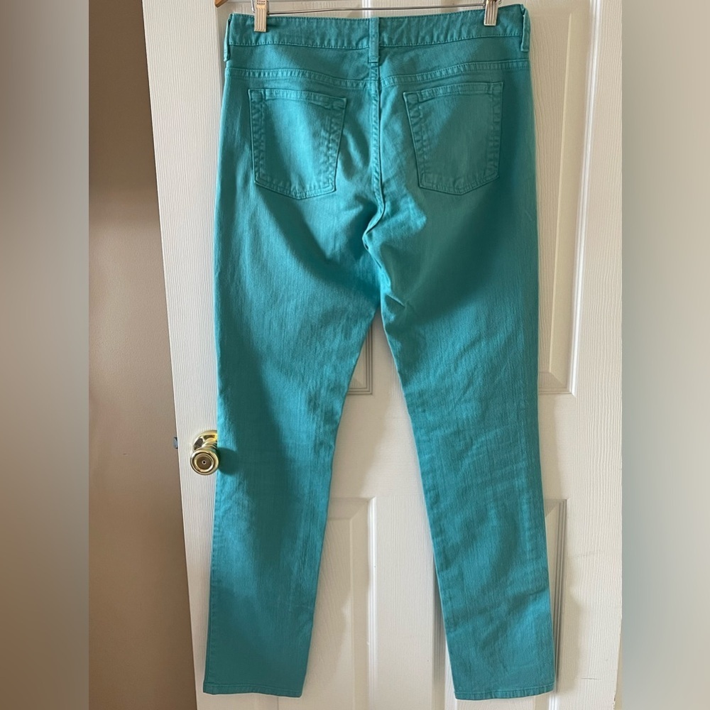 Garnet Hill colored denim jeans • Women’s size 10L - Picture 2 of 6